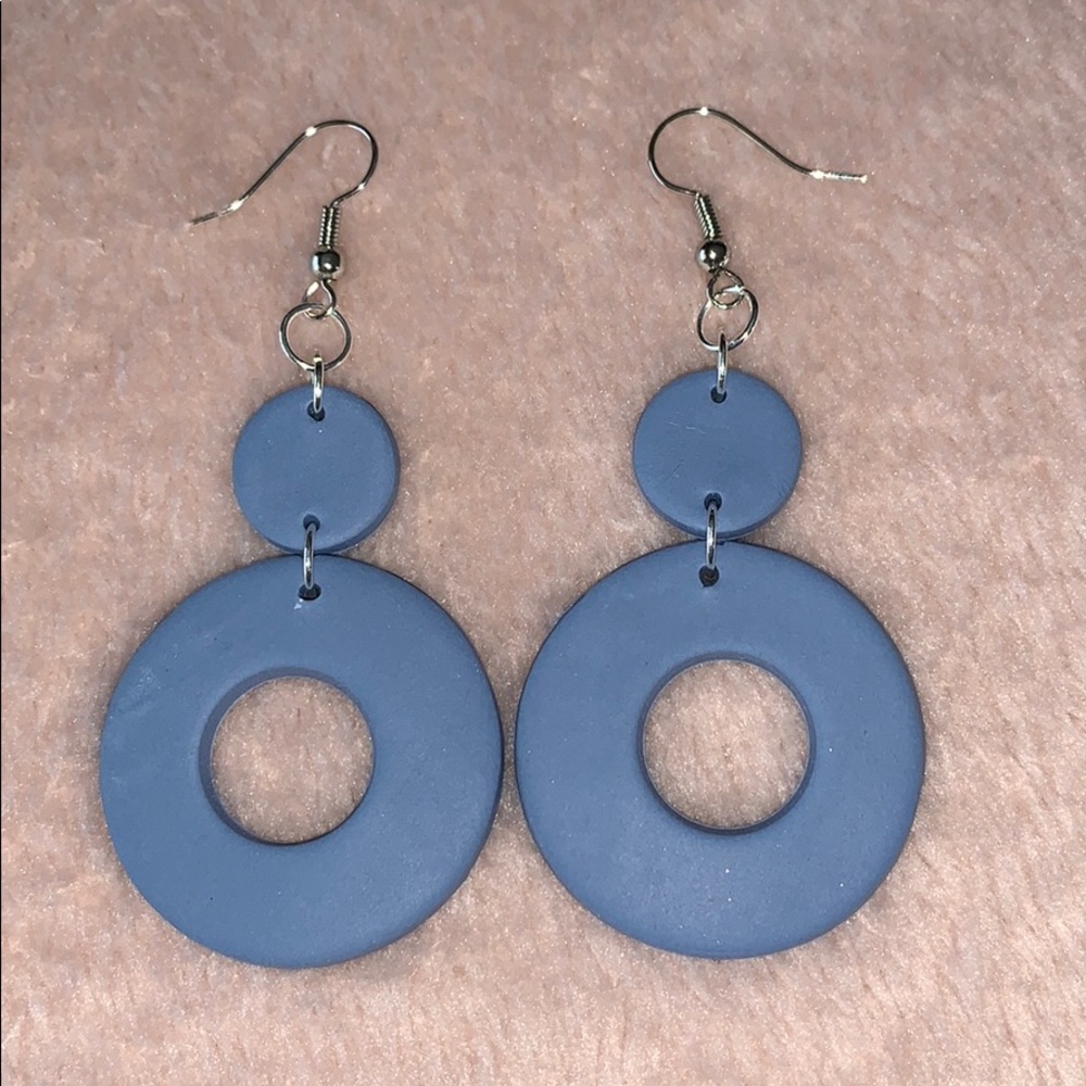 Handmade polymer clay earrings